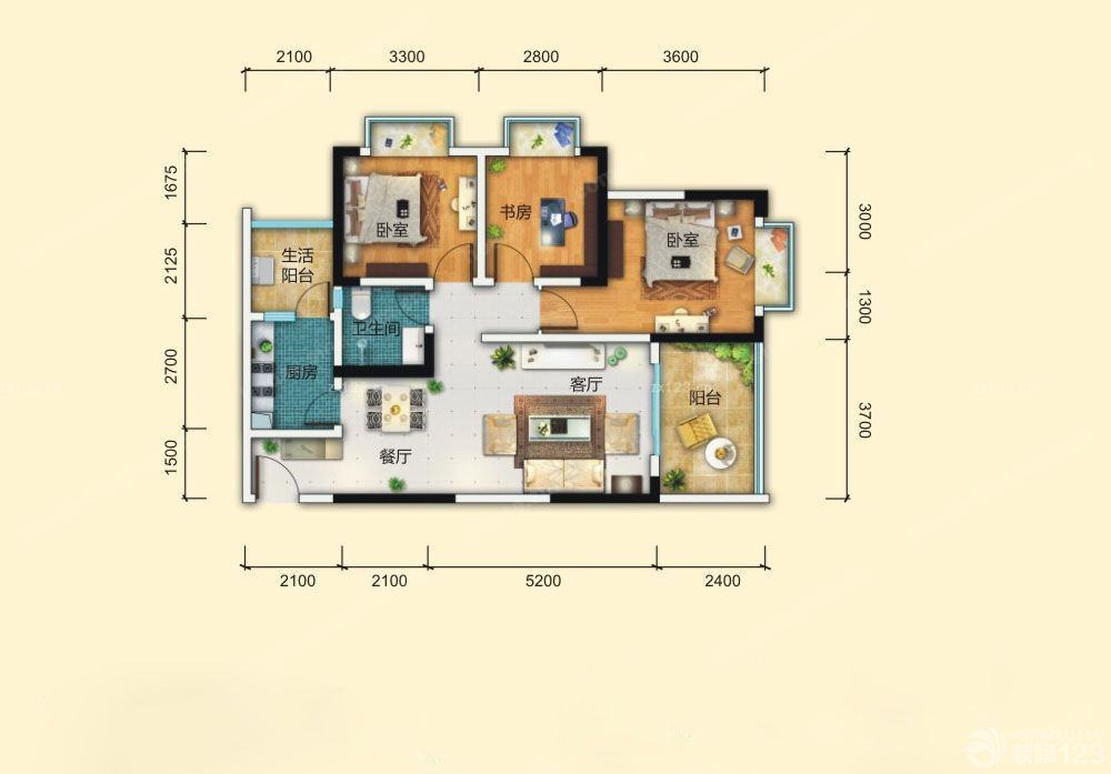 八十平米的房子设计图图片